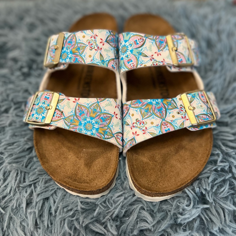 Birkenstock, floral